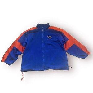 Vtg Florida Gators Men’s Jacket Blue Orange Full Zip Fleece 2XL XXL College UF